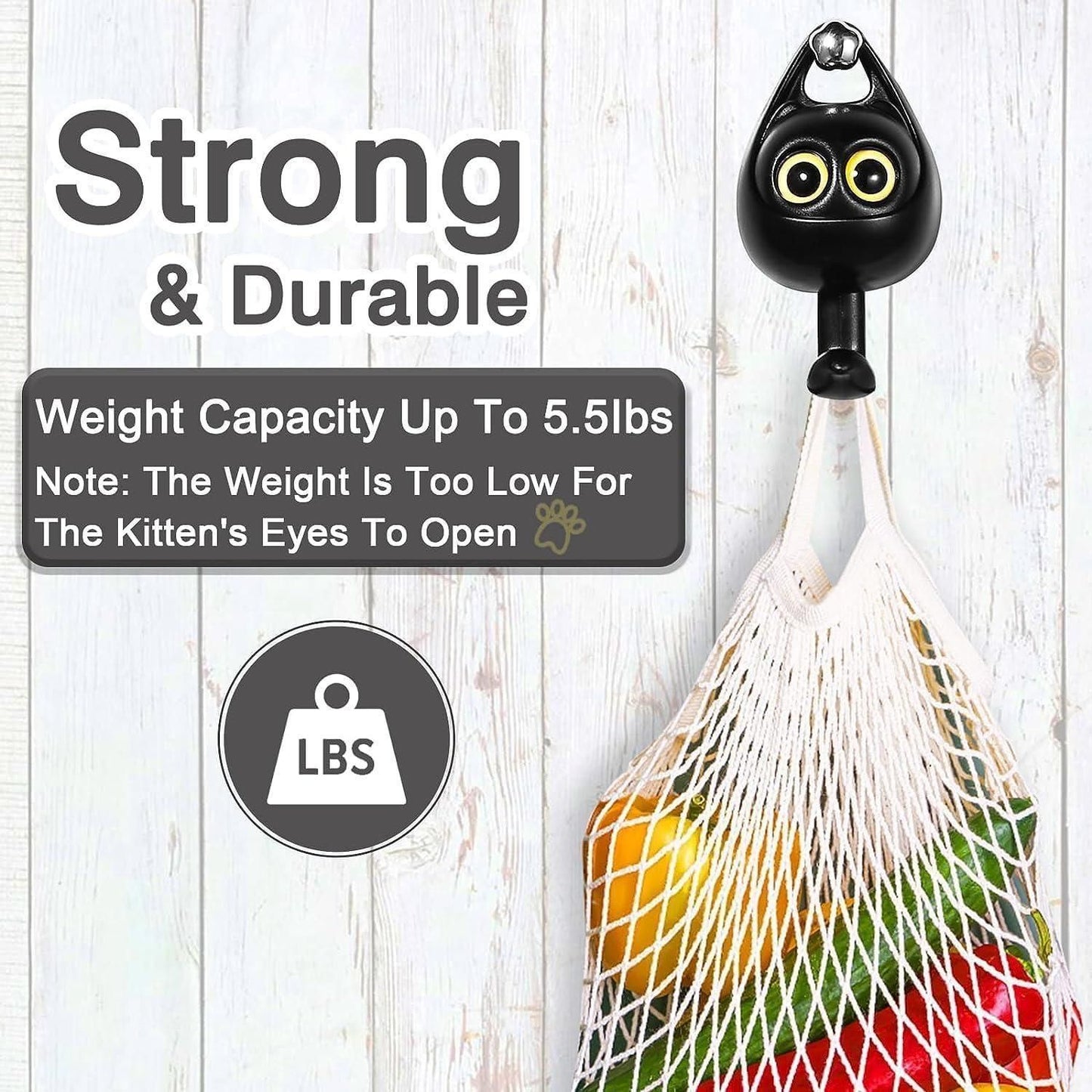 Hook Wall Hangers – Cute Multi-Color Key Hooks for Wall, Pack of 1