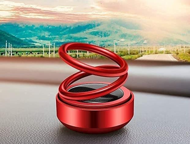 Solar-Powered Rotating Car Air Freshener