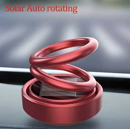 Solar-Powered Rotating Car Air Freshener