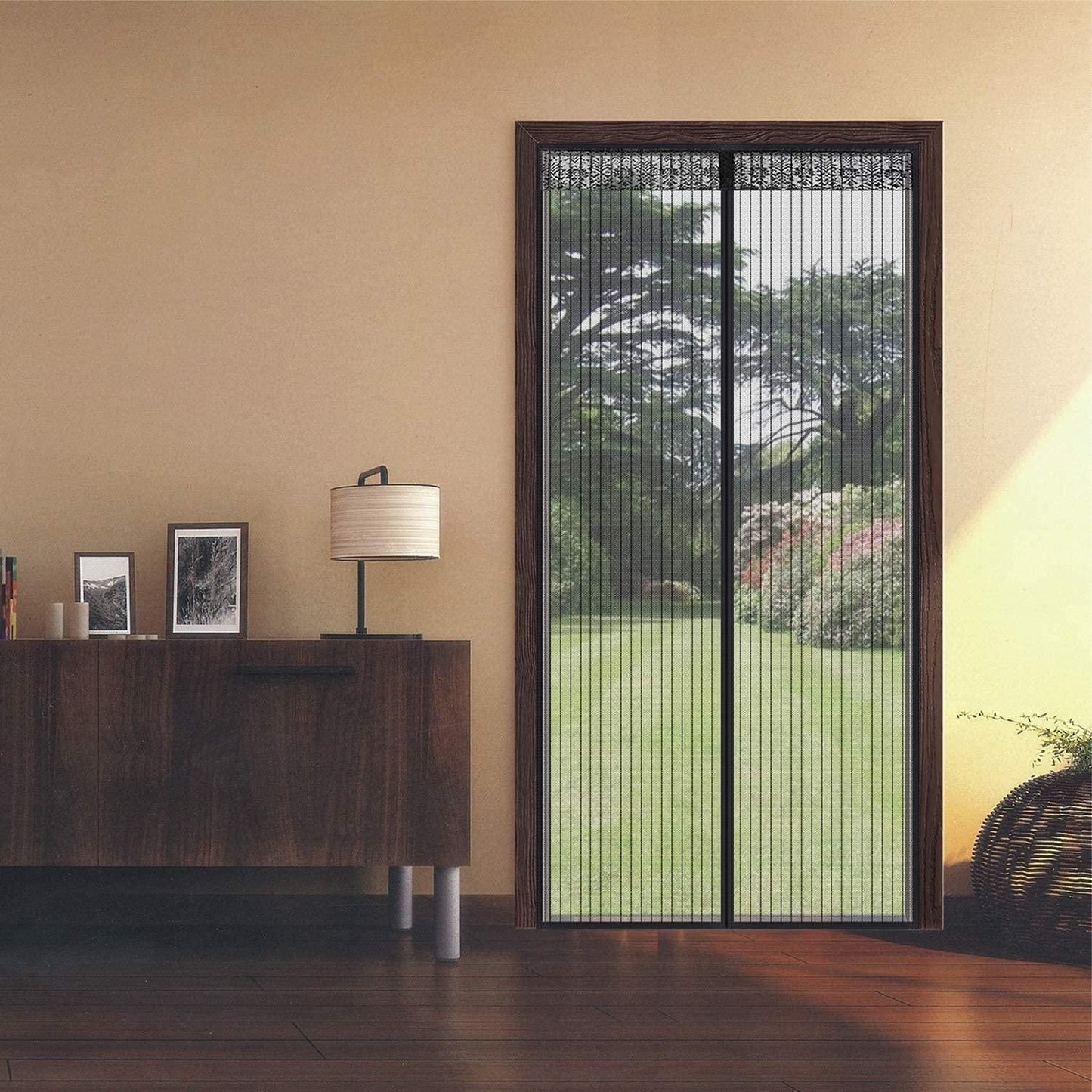 Magnetic Mesh Screen Door Curtain - Anti-Mosquito and Pet-Friendly