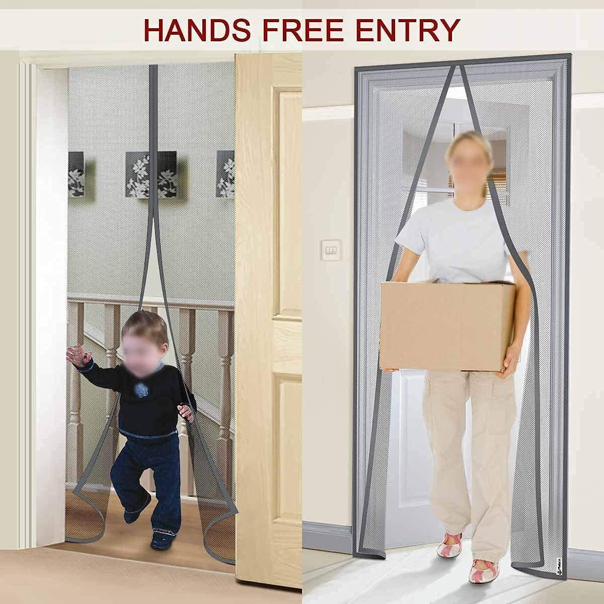 Magnetic Mesh Screen Door Curtain - Anti-Mosquito and Pet-Friendly