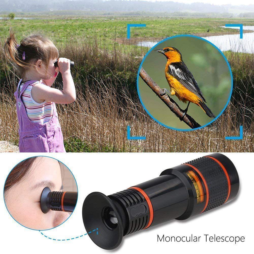 Using a monocular telescope