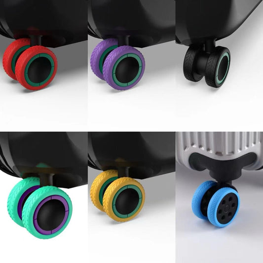 Luggage wheel covers